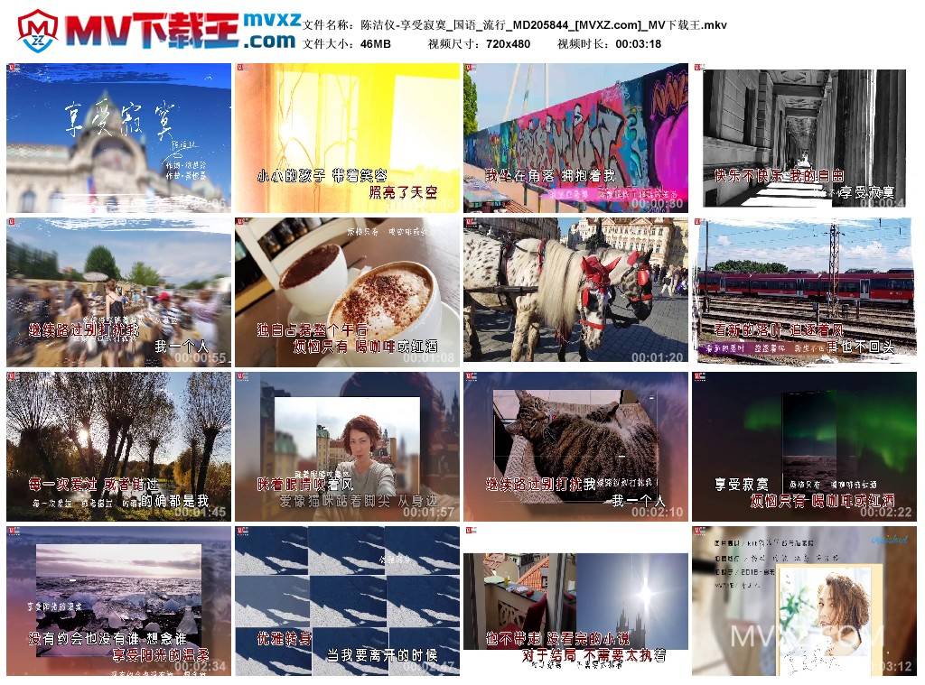 陈洁仪-享受寂寞_国语_流行_MD205844